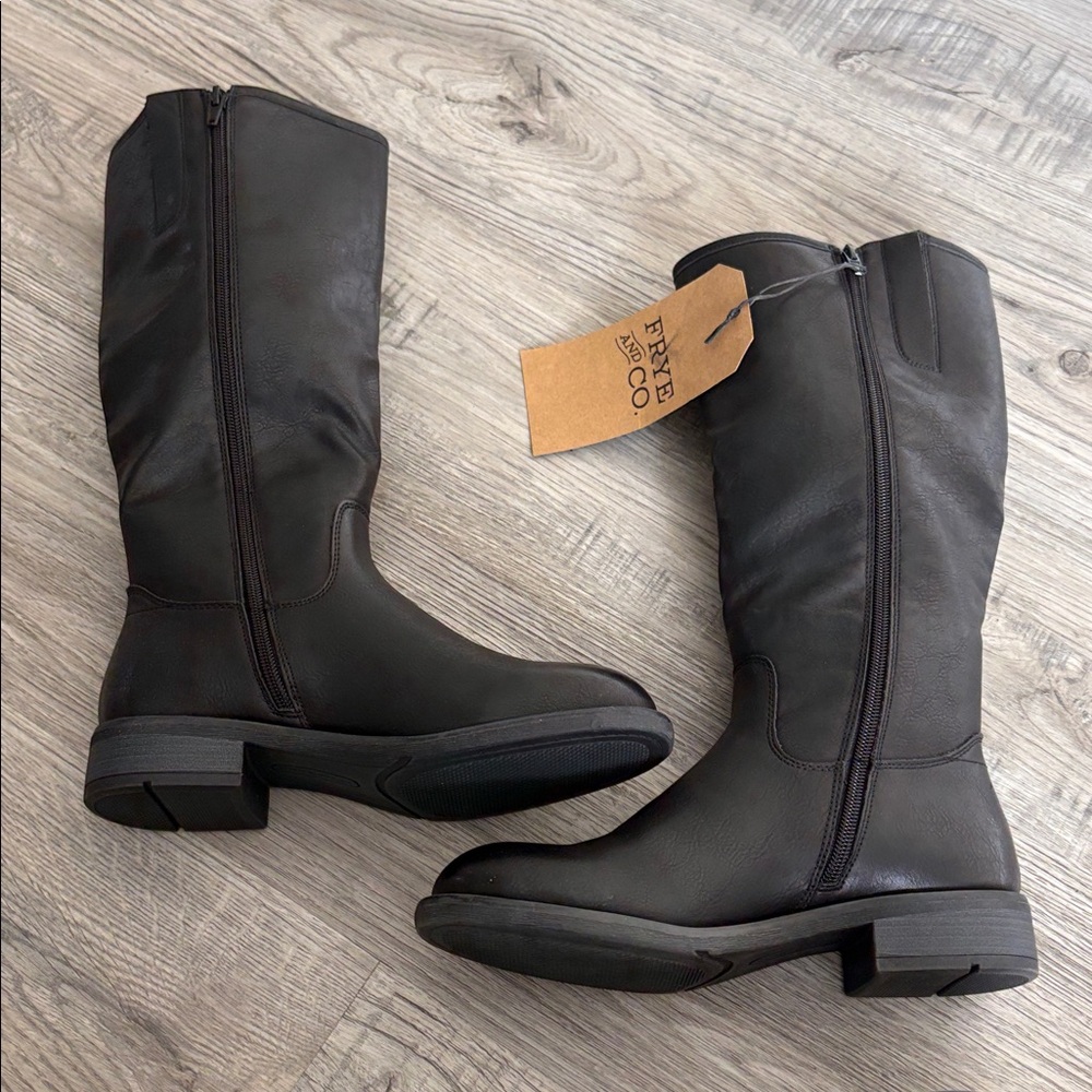 Frye and Co. Charlize Stacked heel riding boots NEW - Picture 8 of 16